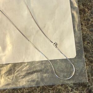 Pilcro Silver 'P' Initial Pendant Necklace - Silver